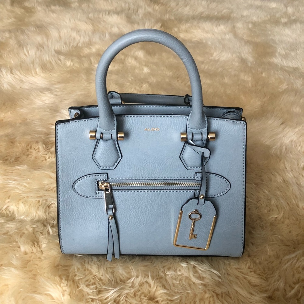 Blue Aldo Handle bag with Shoulder Strap